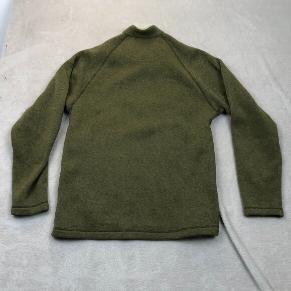Columbia Men Jacket Large Pullover Sherpa Lined Cozy Green 1/4 Zip Fleece Casual - Picture 12 of 12